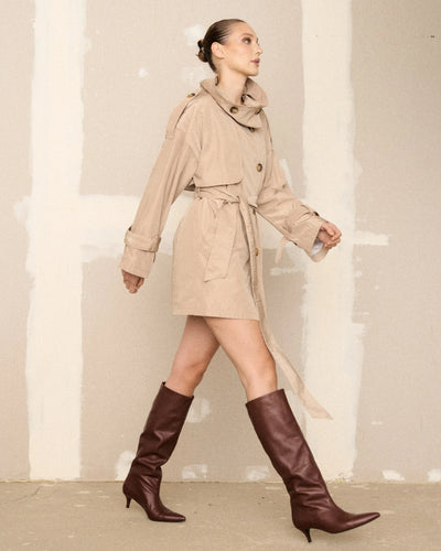 Brown Leather Vivian Boots