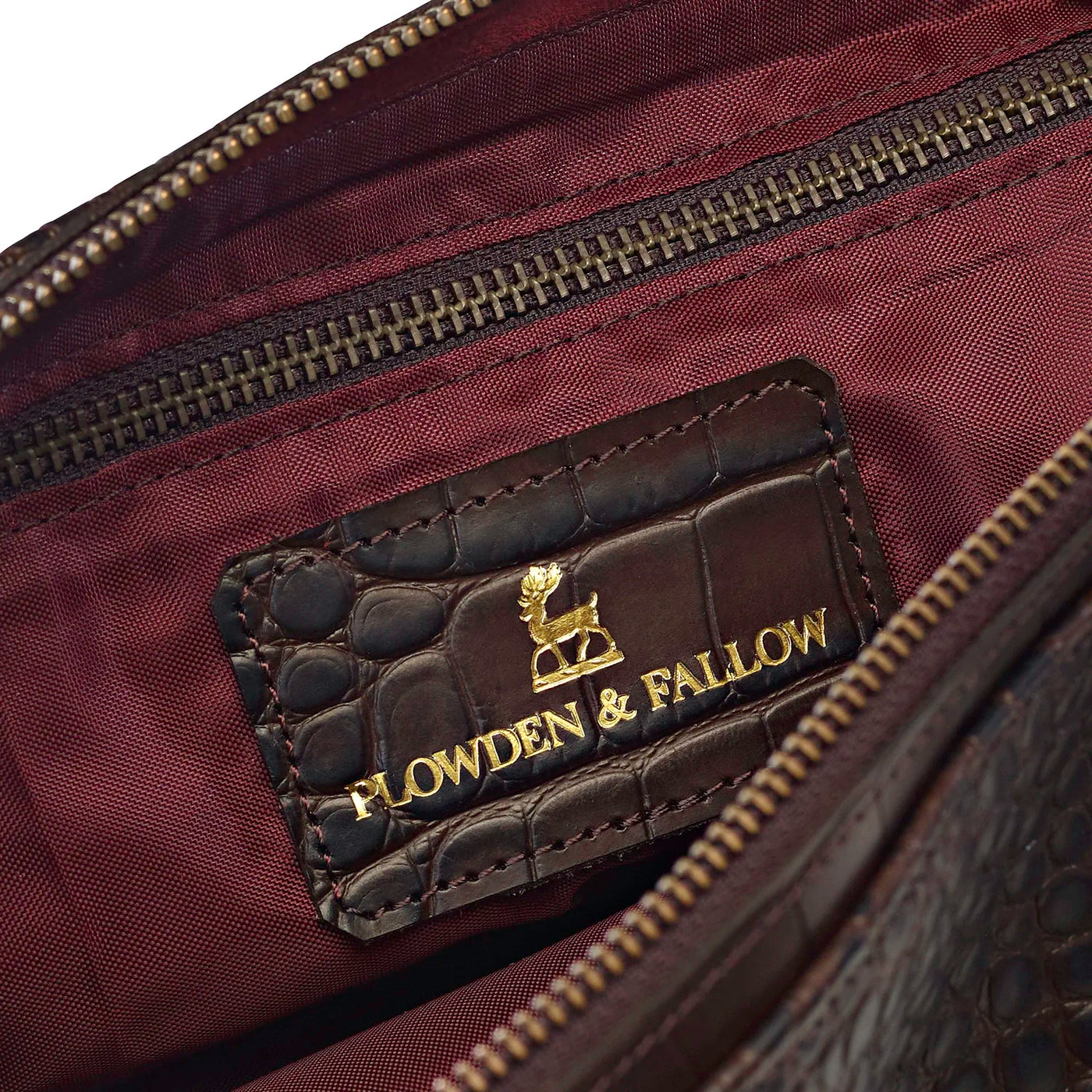 PLOWDEN & FALLOW | HORACIO WASH BAG | BROWN