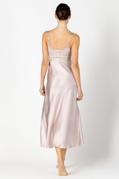 Agatha Nostalgia BS Long Silk Gown Long Gown NK iMODE Cashmere Pink XS