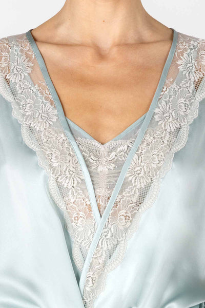 Agatha Nostalgia Hanky Long Silk Robe Long Robe NK iMODE 
