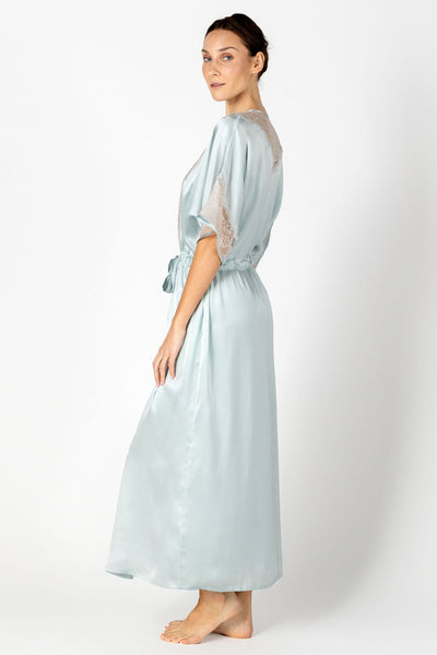 Agatha Nostalgia Hanky Long Silk Robe Long Robe NK iMODE 