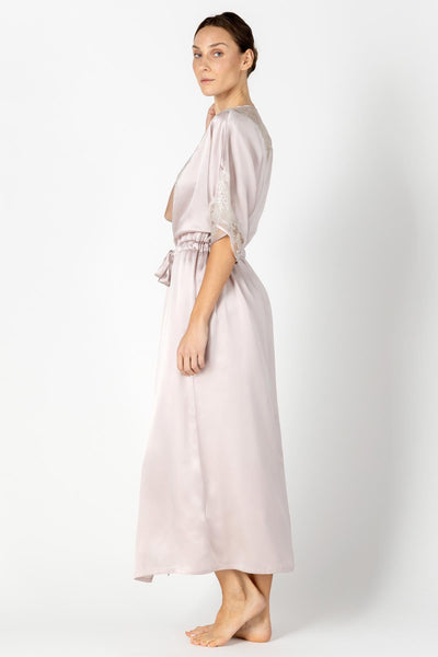 Agatha Nostalgia Hanky Long Silk Robe Long Robe NK iMODE 