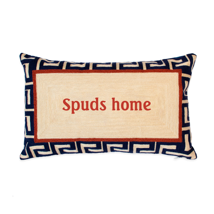 Blue Custom Pillow