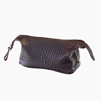 PLOWDEN & FALLOW | HORACIO WASH BAG | BROWN