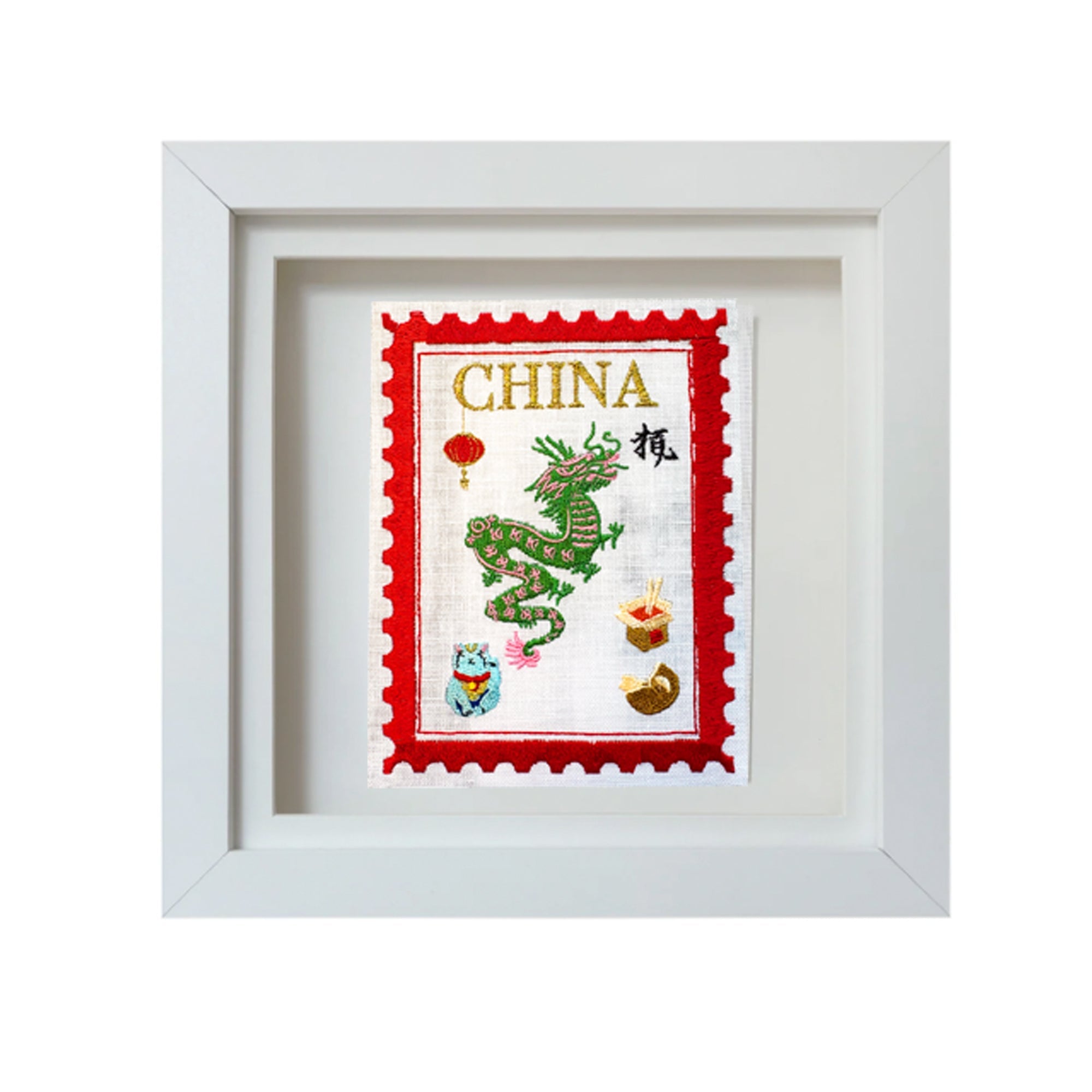 China Embroidered Stamp