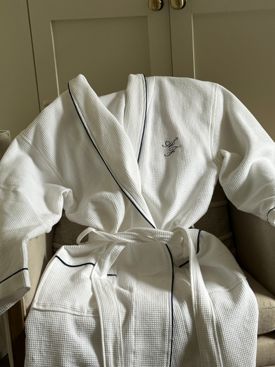 The Monogrammed Waffle Gown