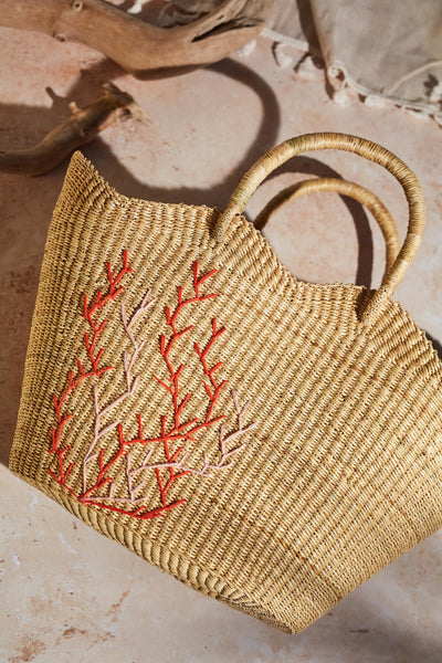 Meribella Scallop Basket Bag