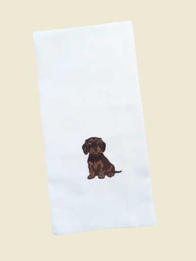 The Dachshund Tea Towel