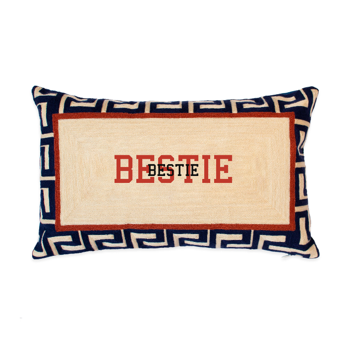 Blue Custom Pillow