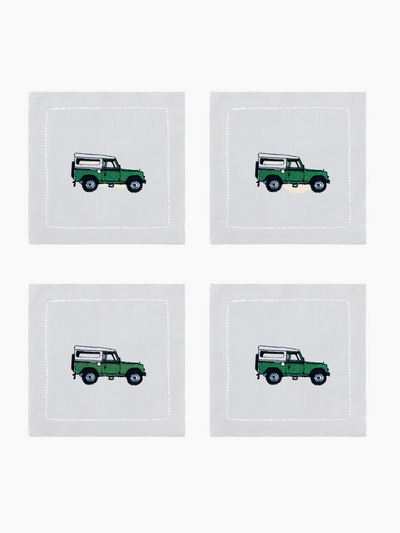 The Land Rover Cocktail Napkin Set