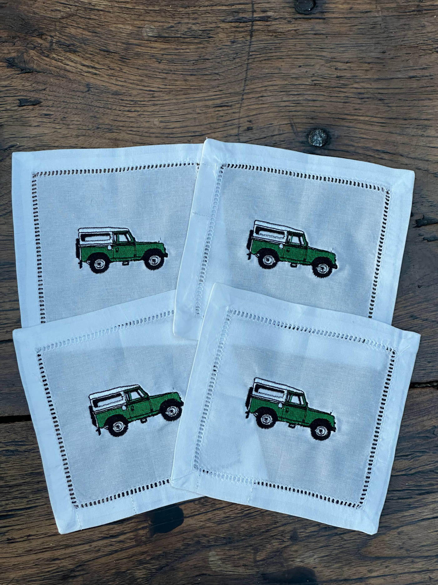 The Land Rover Cocktail Napkin Set