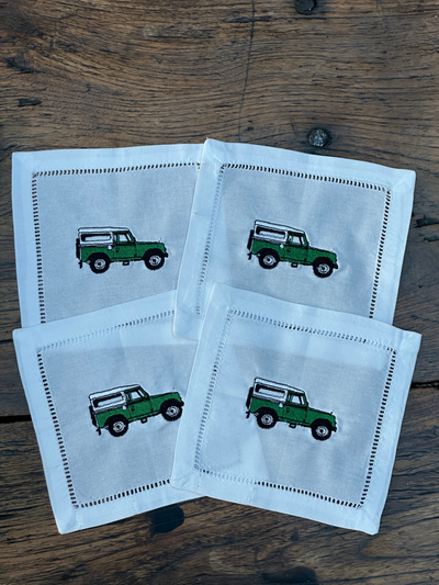 The Land Rover Cocktail Napkin Set