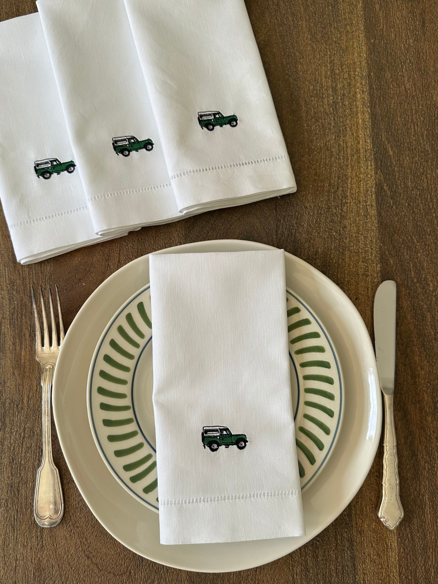 The Land Rover Napkin Set