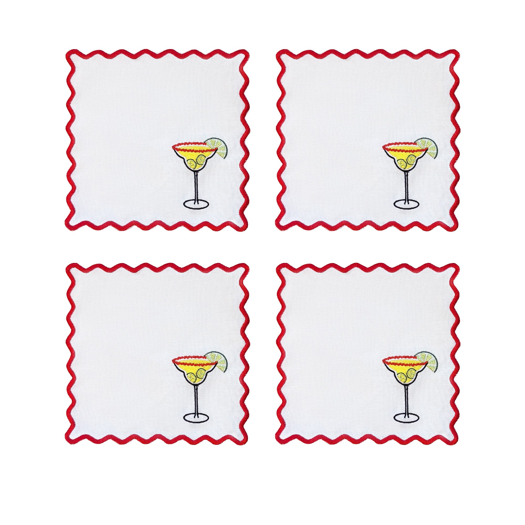 Spicy Margarita Cocktail Napkins | Set of 4