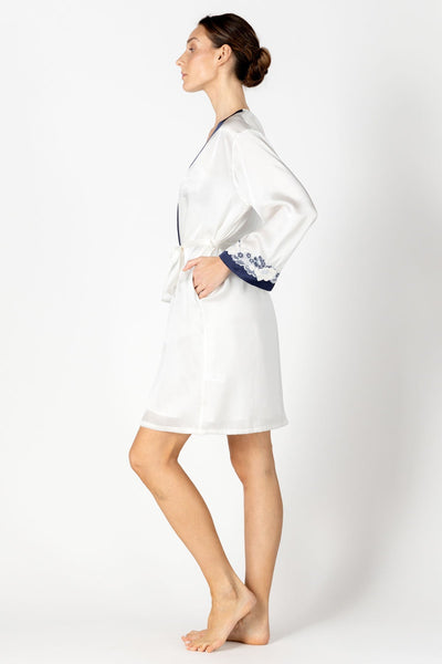 Marisa Charming Short Silk Kimono Short Robe NK iMODE 