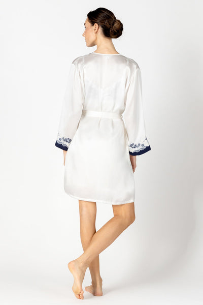 Marisa Charming Short Silk Kimono Short Robe NK iMODE 