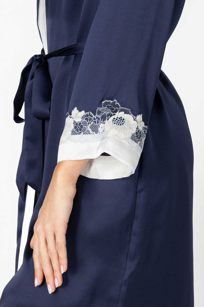 Marisa Charming Short Silk Kimono Short Robe NK iMODE 