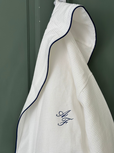 The Monogrammed Waffle Gown