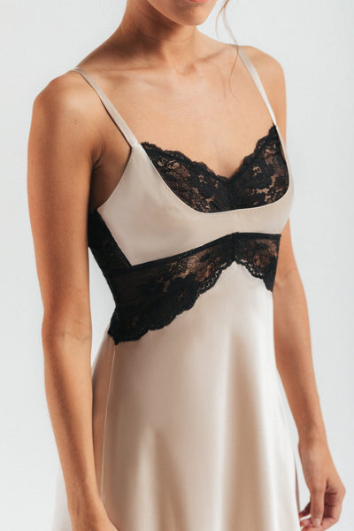 Morgan Cradle Bust Silk Chemise Chemise NK iMODE 