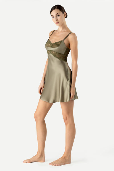Morgan Cradle Bust Silk Chemise Chemise NK iMODE 