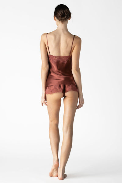 Morgan Lace Spaghetti Silk Camisole without lace hem Camisole NK iMODE 