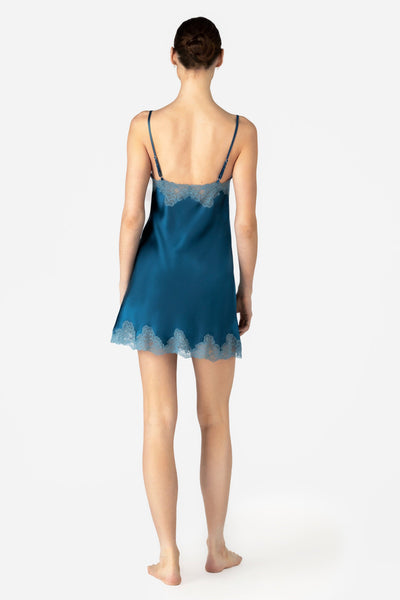 Morgan Lace Spaghetti Silk Chemise Chemise NK iMODE 