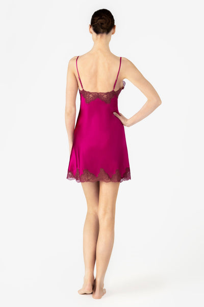 Morgan Lace Spaghetti Silk Chemise Chemise NK iMODE 
