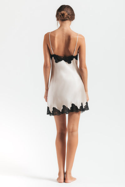 Morgan Lace Spaghetti Silk Chemise Chemise NK iMODE 
