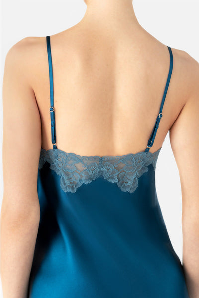 Morgan Lace Spaghetti Silk Chemise Chemise NK iMODE 