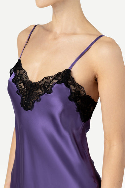 Morgan Lace Spaghetti Silk Chemise Chemise NK iMODE 