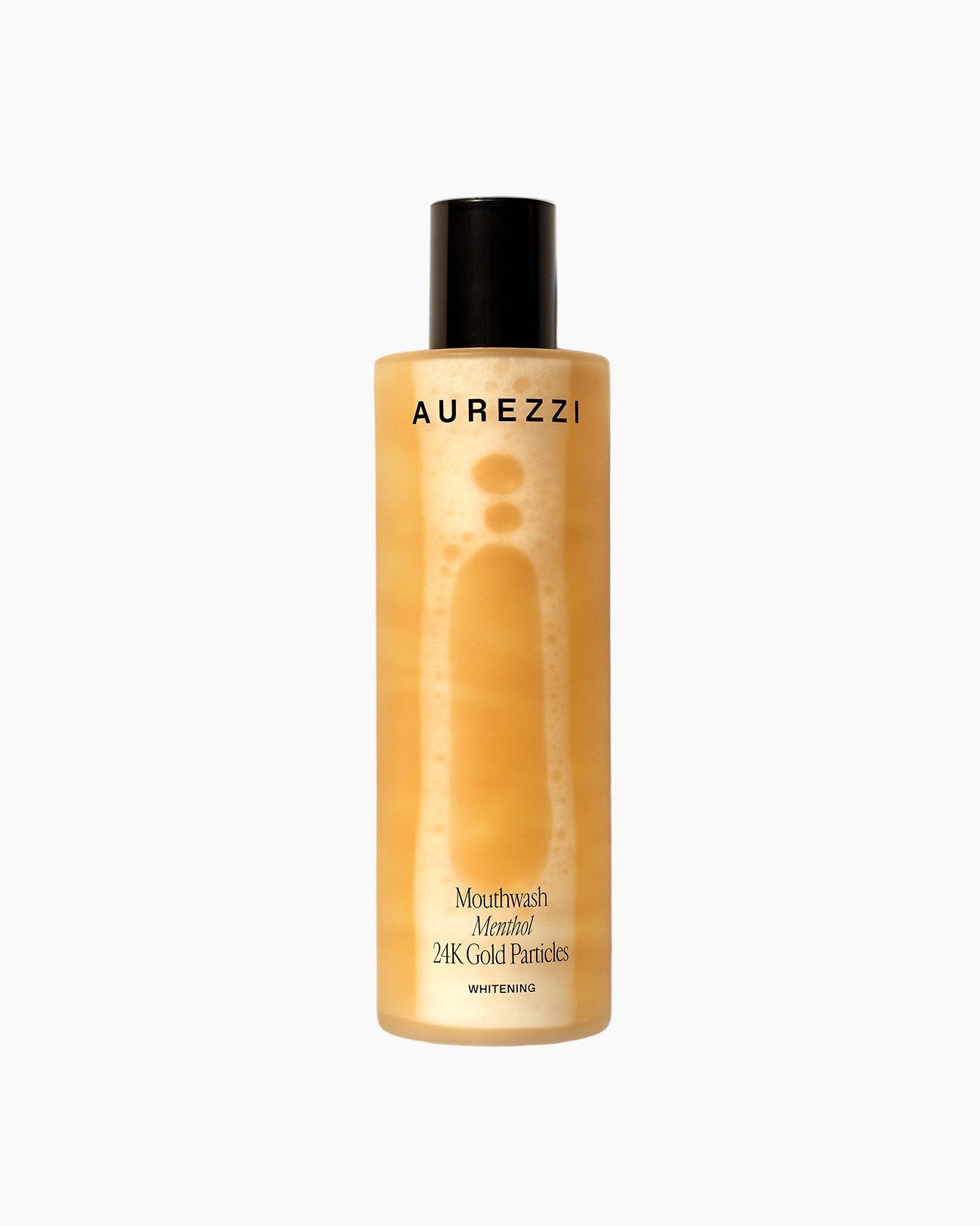 Aurezzi Mouthwash Menthol 24K Gold Particles Whitening