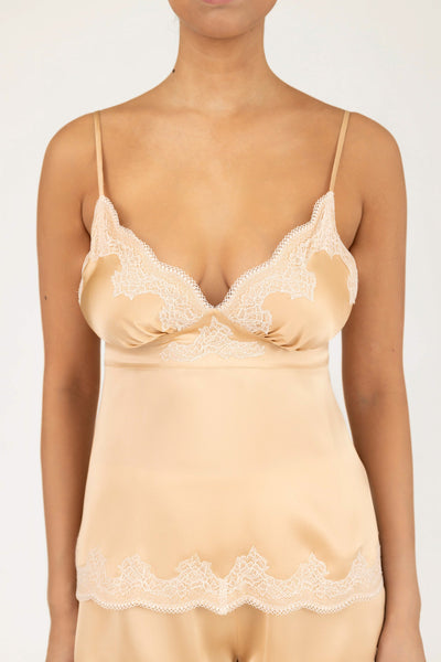 Allegra Soulful Tie-back Silk Cami Set