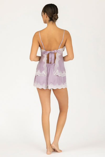 Allegra Soulful Tie-back Silk Cami Set