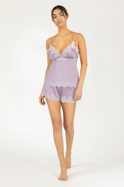 Allegra Soulful Tie-back Silk Cami Set