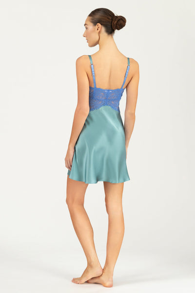 Morgan Cradle Bust Silk Chemise