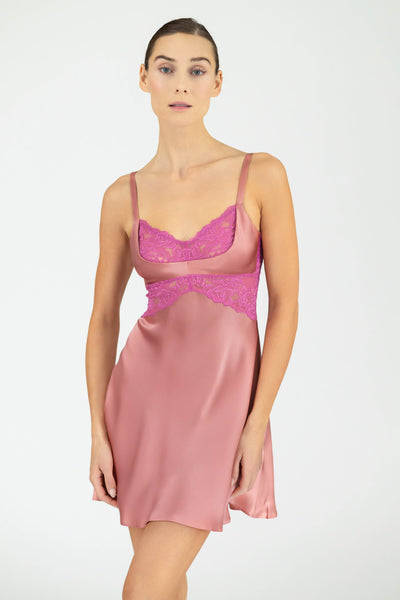 Morgan Cradle Bust Silk Chemise