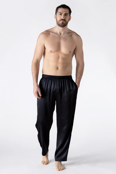 NK Men’s Silk Pant Pant NK iMODE black black S