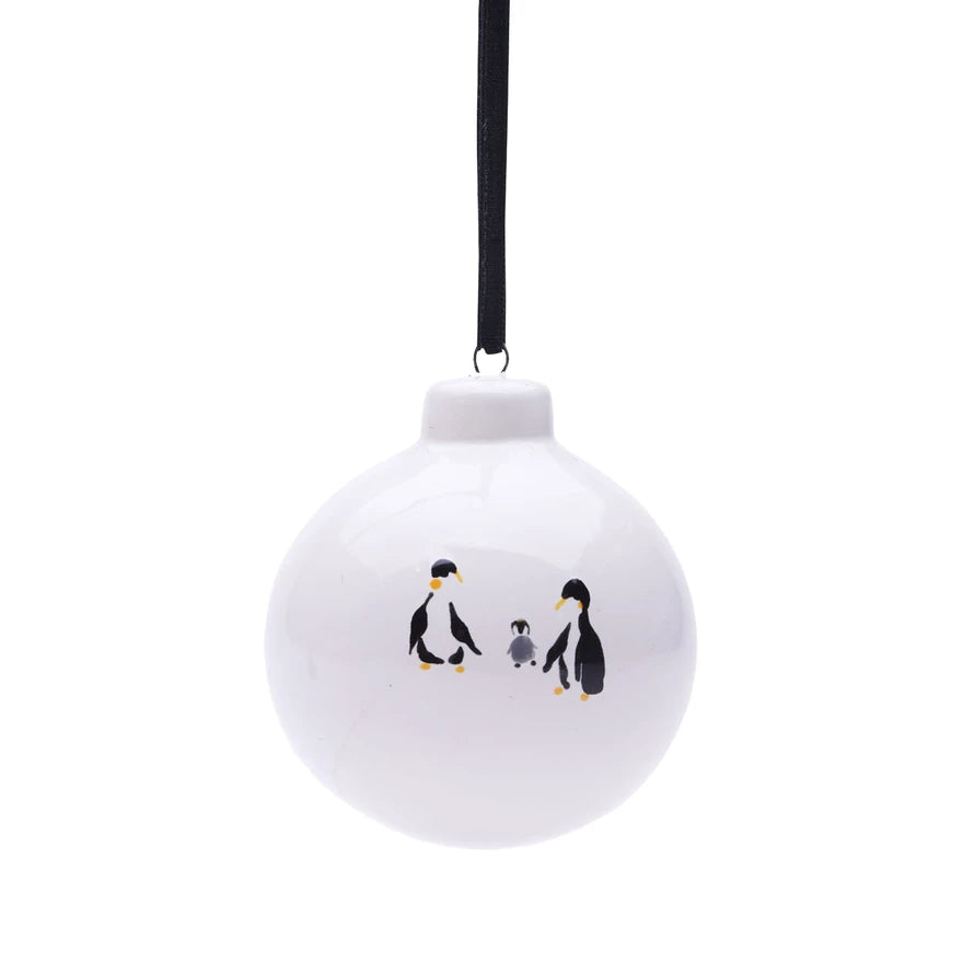 Set of 6 Waddle Penguin Baubles
