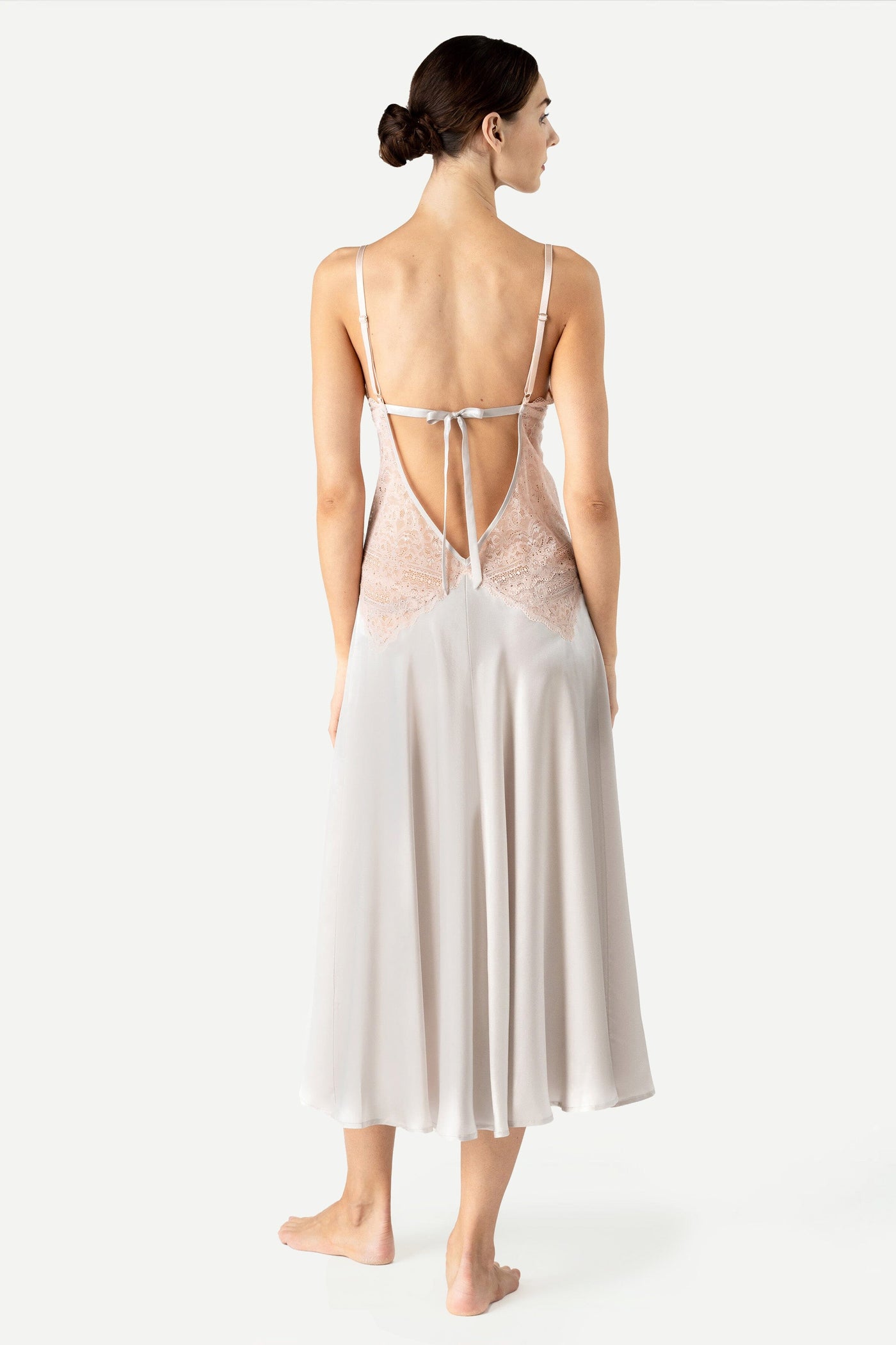 Precious Sunset Long Silk Gown Long Gown NK iMODE 