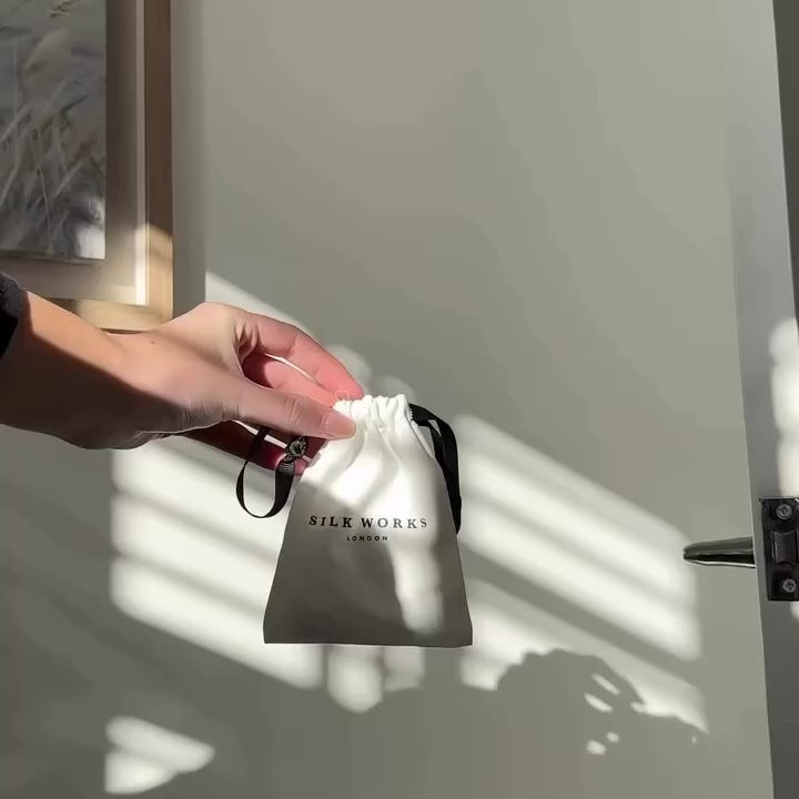 3 Silk Skinny Scrunchies - Neutrals