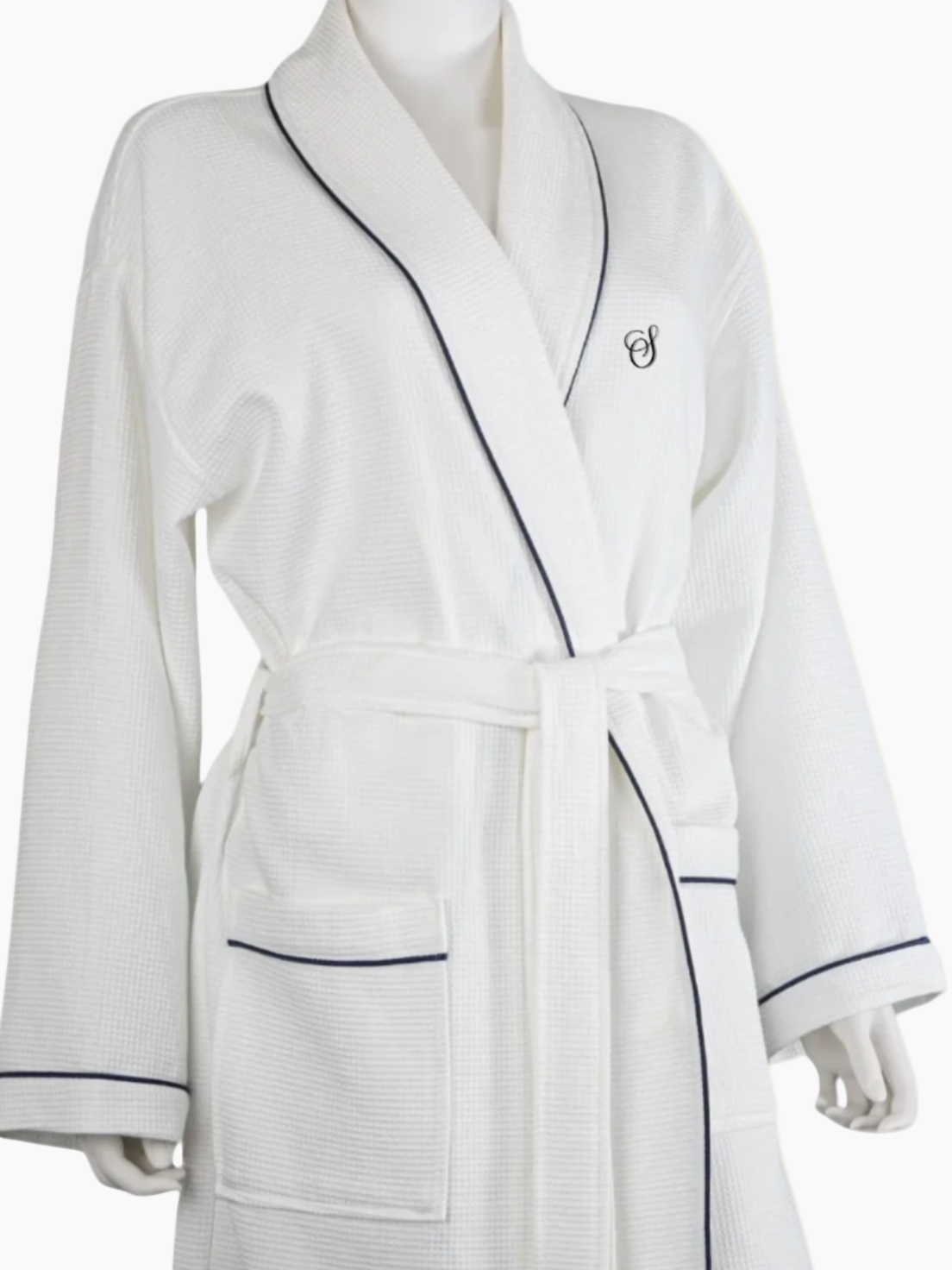 The Monogrammed Waffle Gown