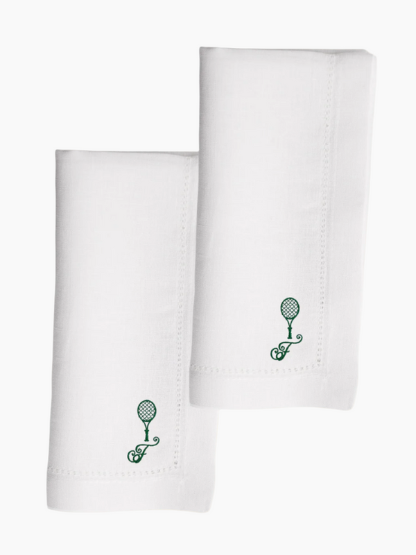 Tennis Monogram Napkins