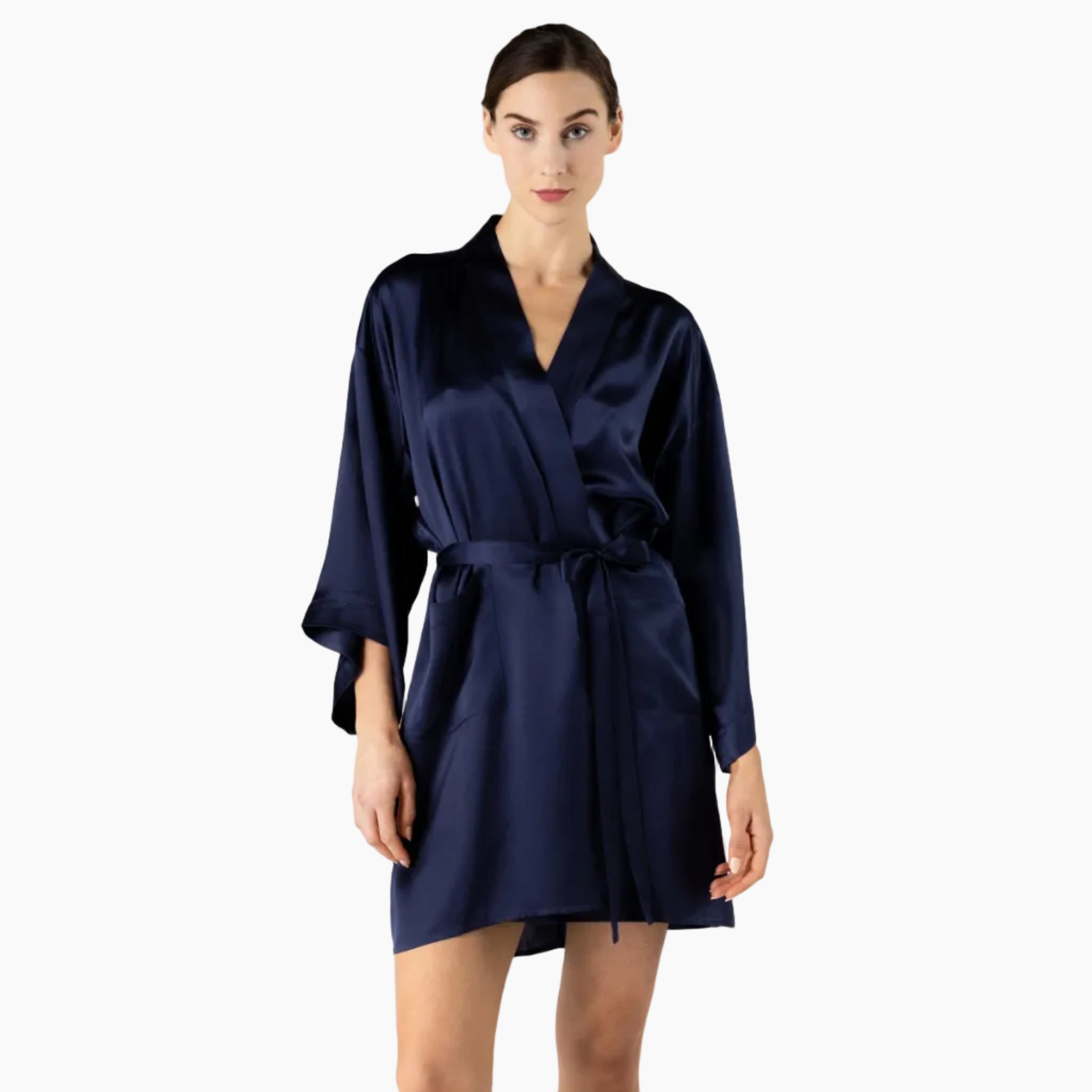 Zero Waste Robe Short Robe NK iMODE Evening Blue Blue S/M